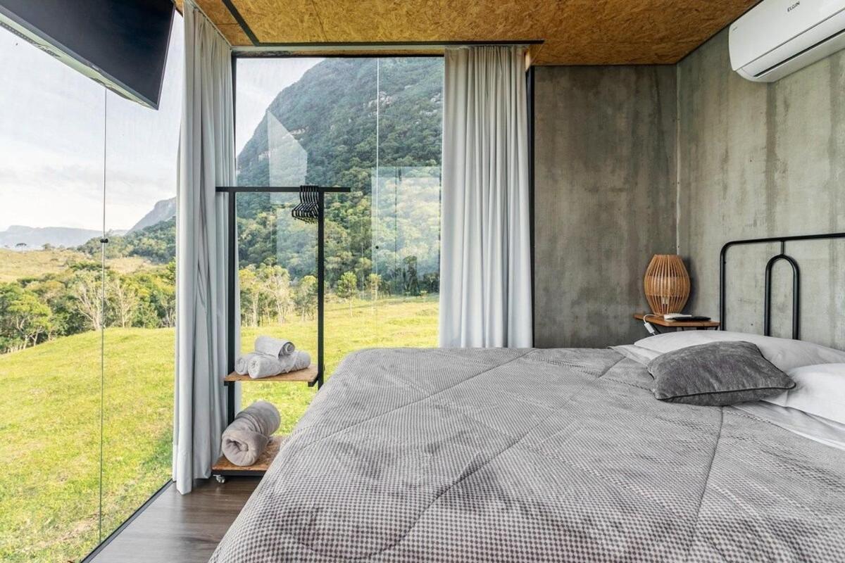 Casa De Vidro Apartment Alfredo Wagner Bagian luar foto